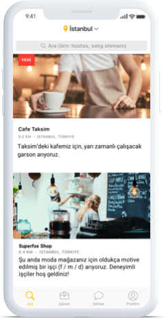 iPhone'da Jobfox